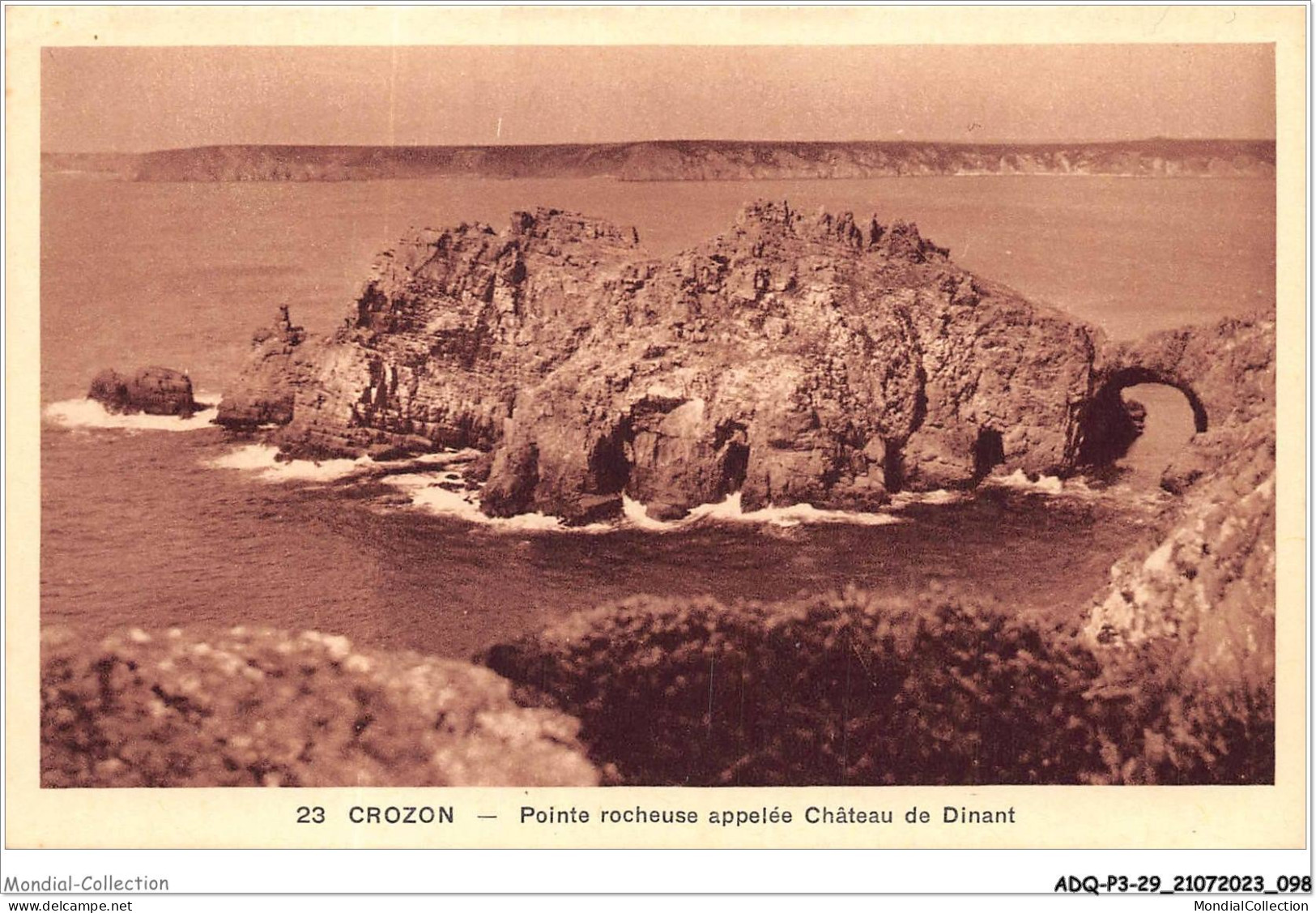 ADQP3-29-0236 - CROZON - Pointe Rocheuse Appellé Château De Dinant - Crozon