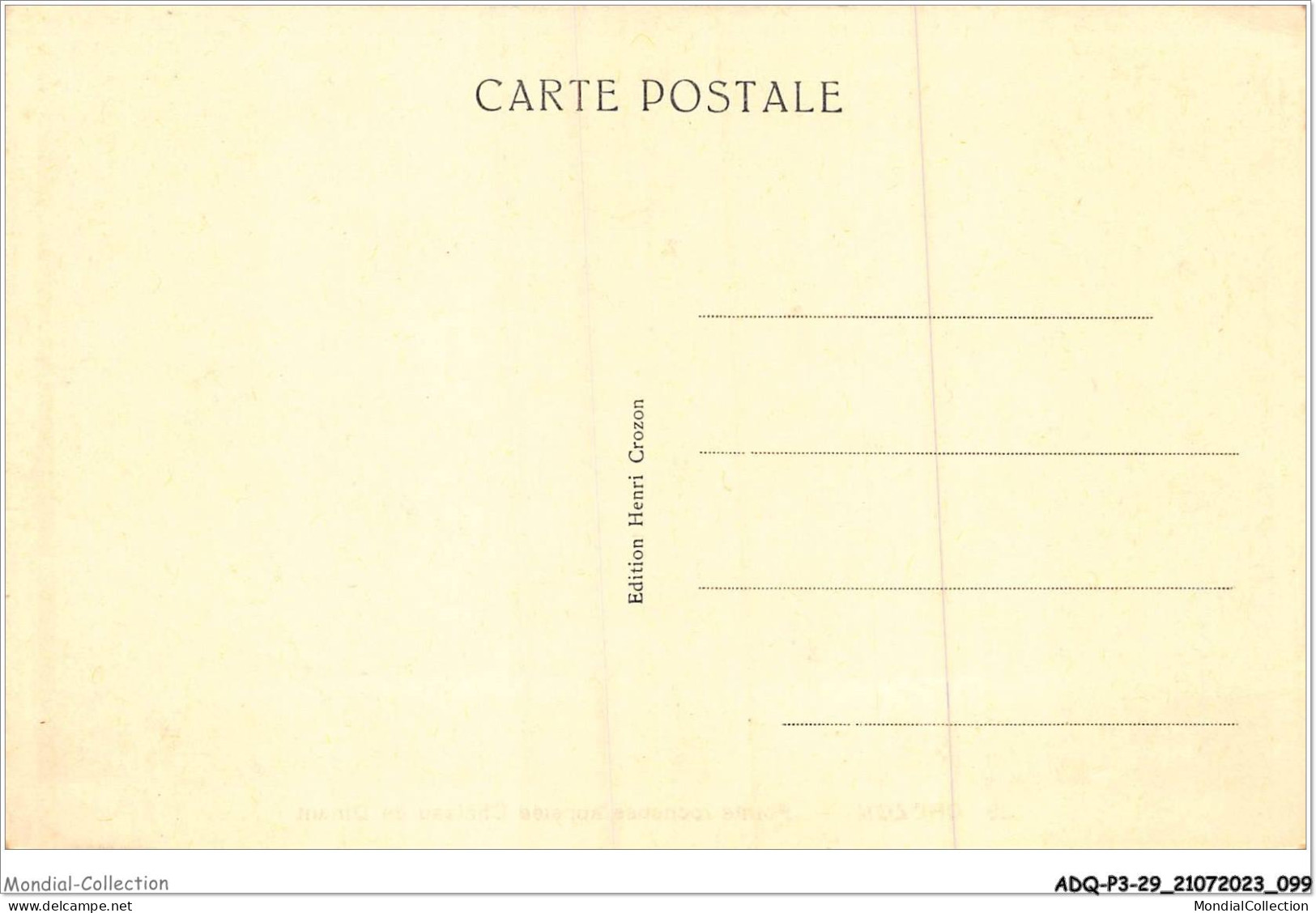 ADQP3-29-0236 - CROZON - Pointe Rocheuse Appellé Château De Dinant - Crozon