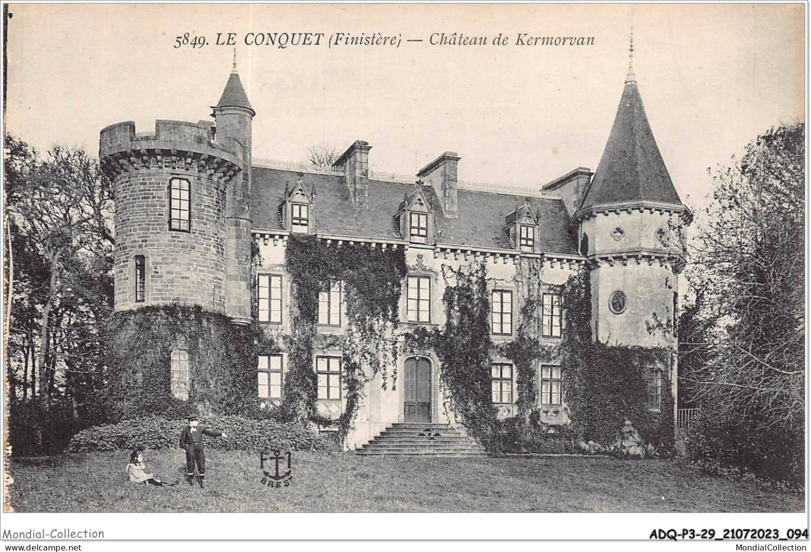 ADQP3-29-0234 - LE CONQUET - Château De Kermorvan - Le Conquet
