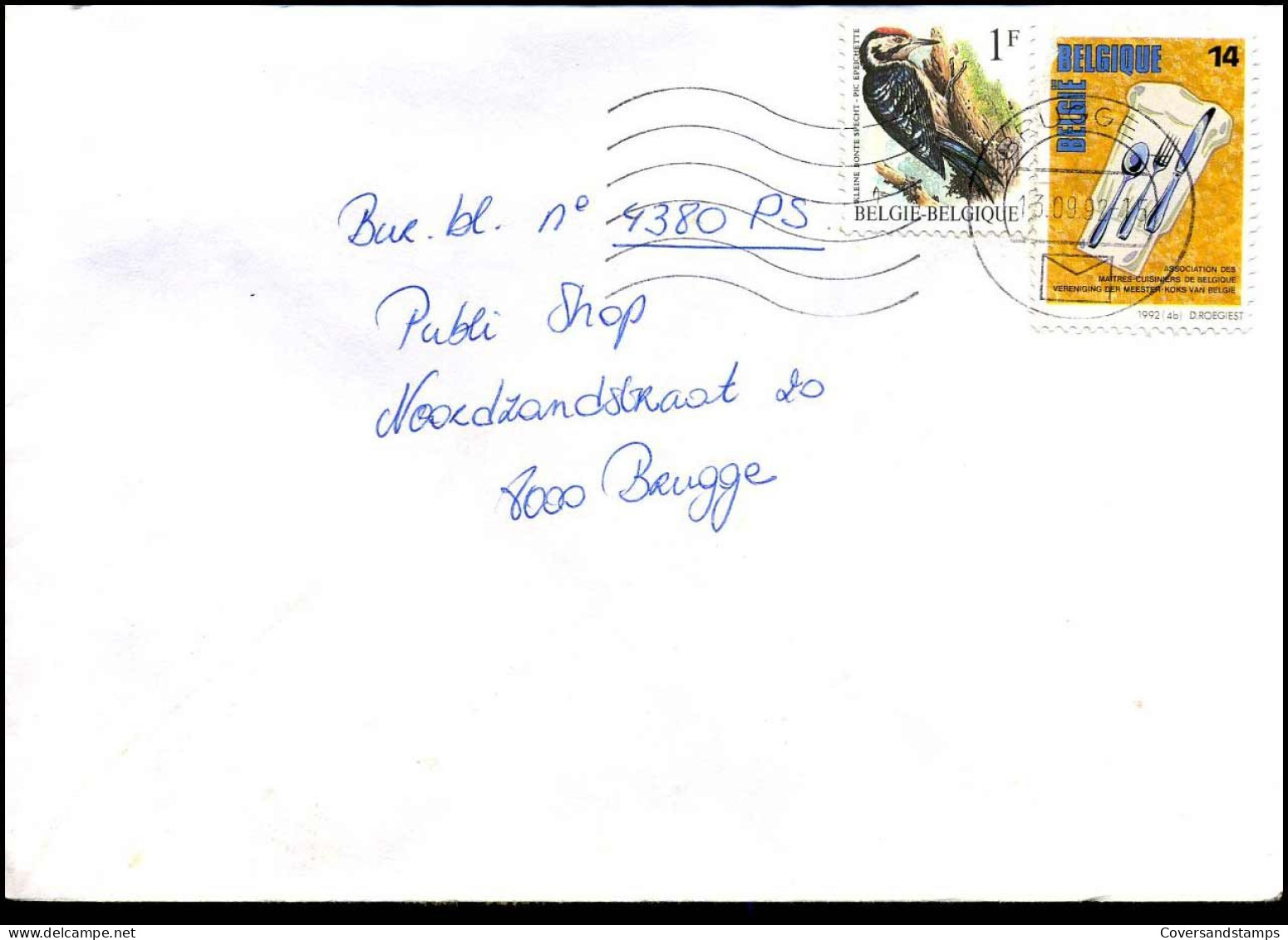 Cover Van En Naar Brugge - N° 2349 + 2446 - 1985-.. Birds (Buzin)