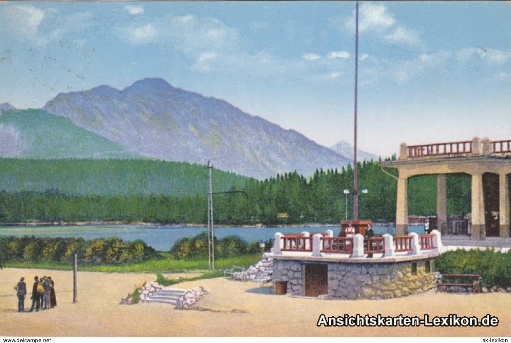 Tschirmer See-Vysoké Tatry Štrbské Pleso (Csorbató) Restaurant 1927 - Slovakia