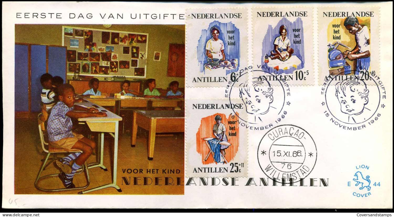 FDC - Voor Het Kind - Niederländische Antillen, Curaçao, Aruba