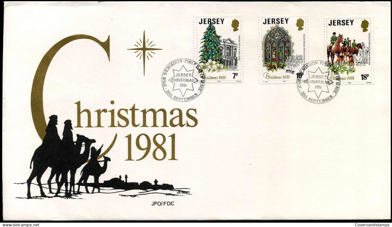 FDC - Christmas 1981 - Jersey