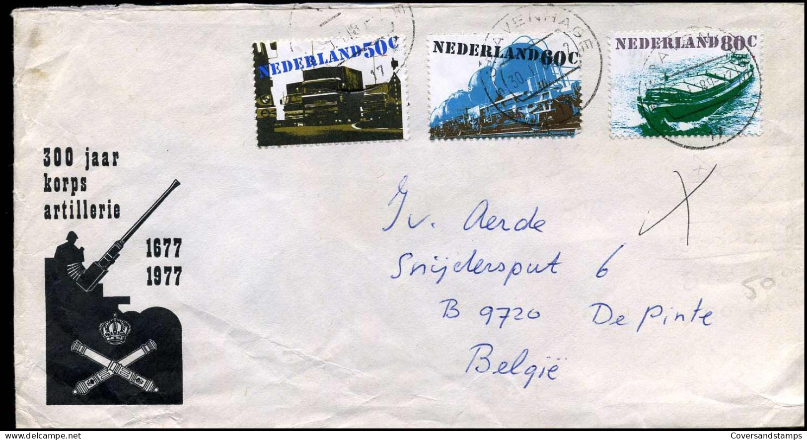 Cover Naar De Pinte, België - Lettres & Documents