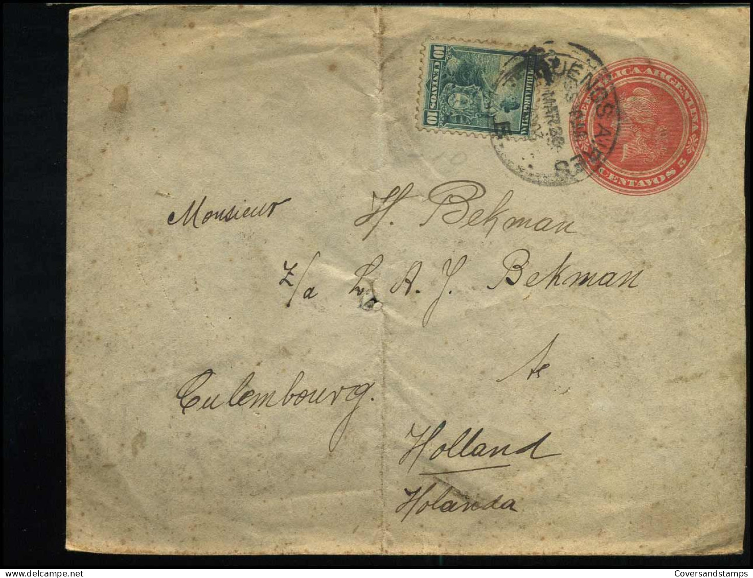 Cover To Culemborg, Netherlands - Cartas & Documentos