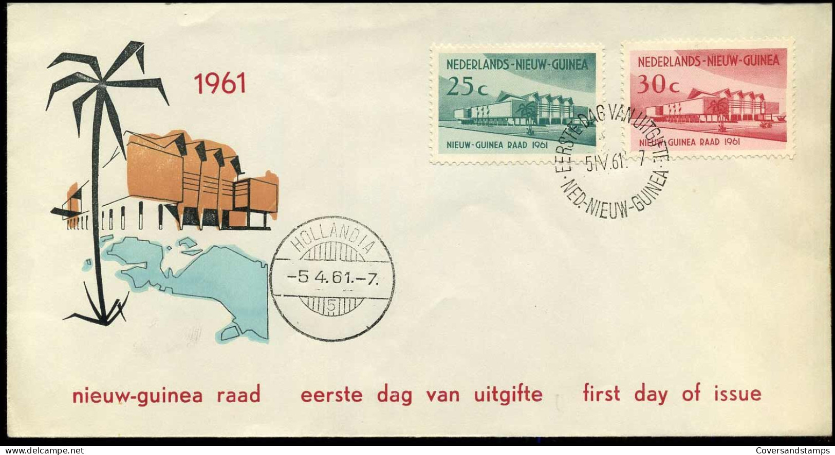 FDC -  Nieuw-Guinea Raad - Netherlands New Guinea