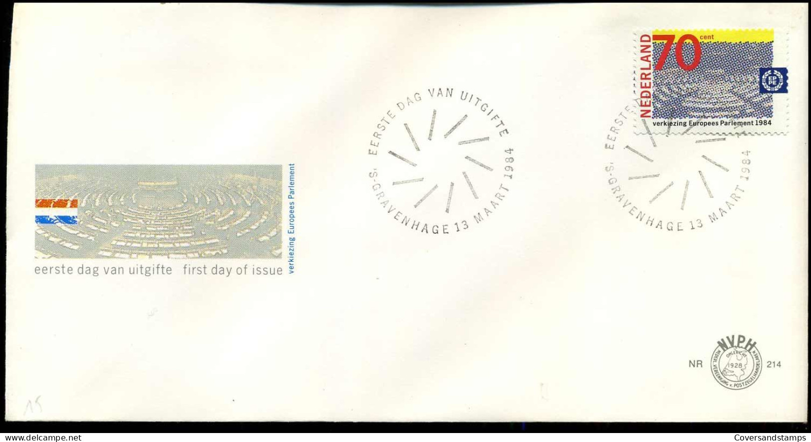 FDC -  Verkiezing Europees Parlement 1984 - FDC