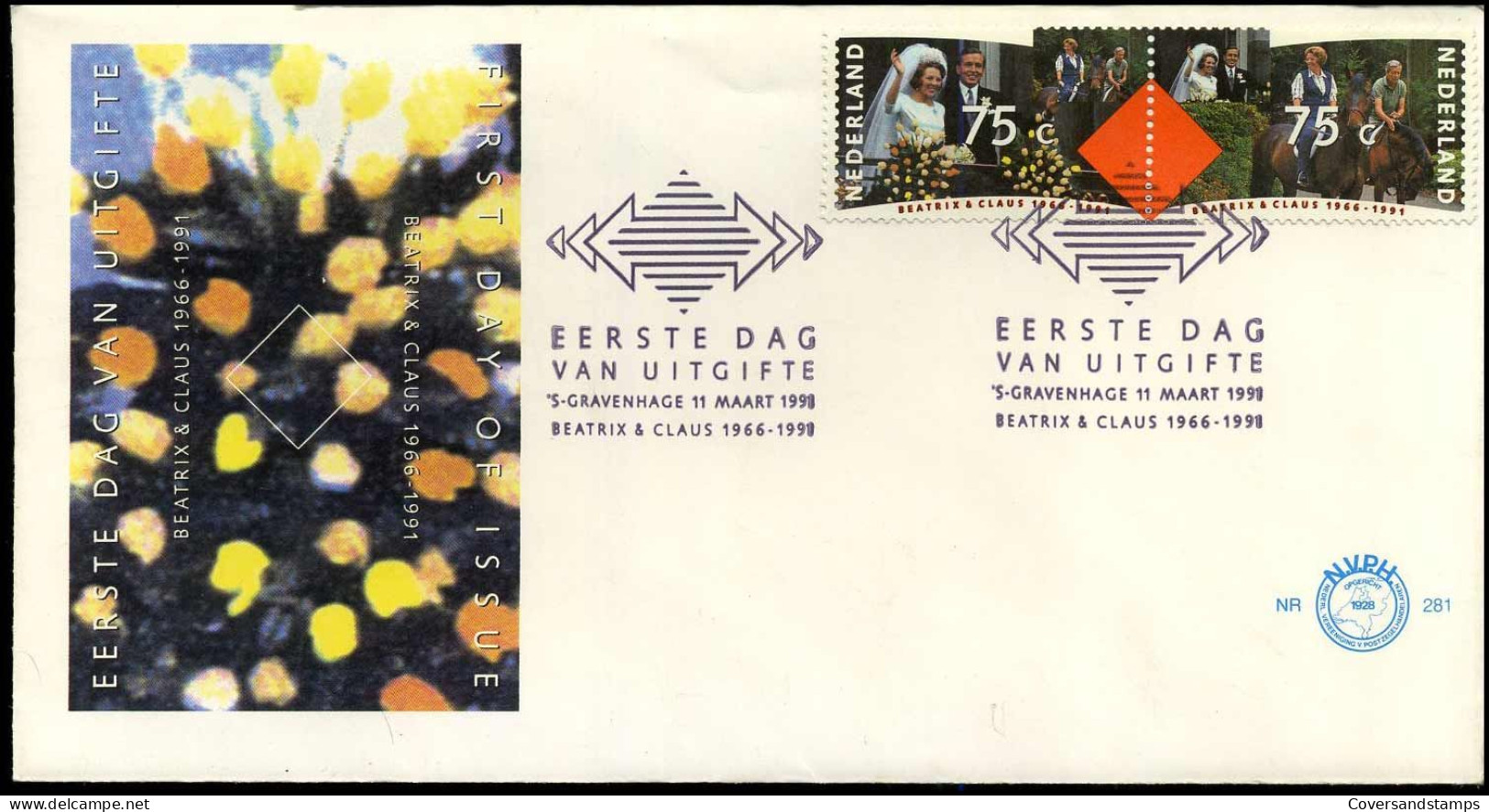 FDC -  Beatrix En Claus 1966-1991 - FDC