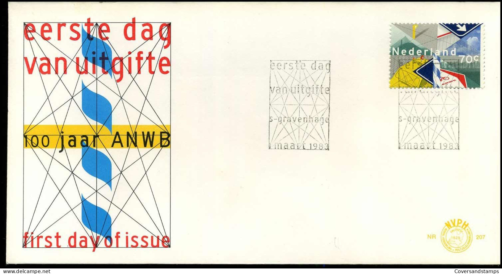 FDC - 100 Jaar ANWB - FDC