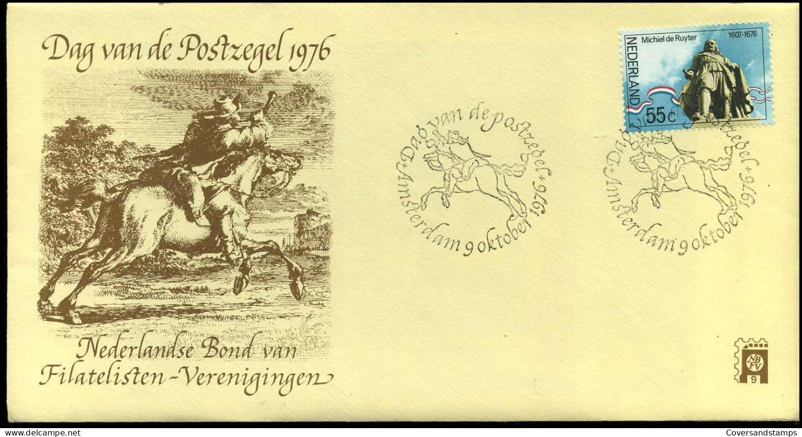 FDC - Dag Van De Postzegel 1976 - FDC