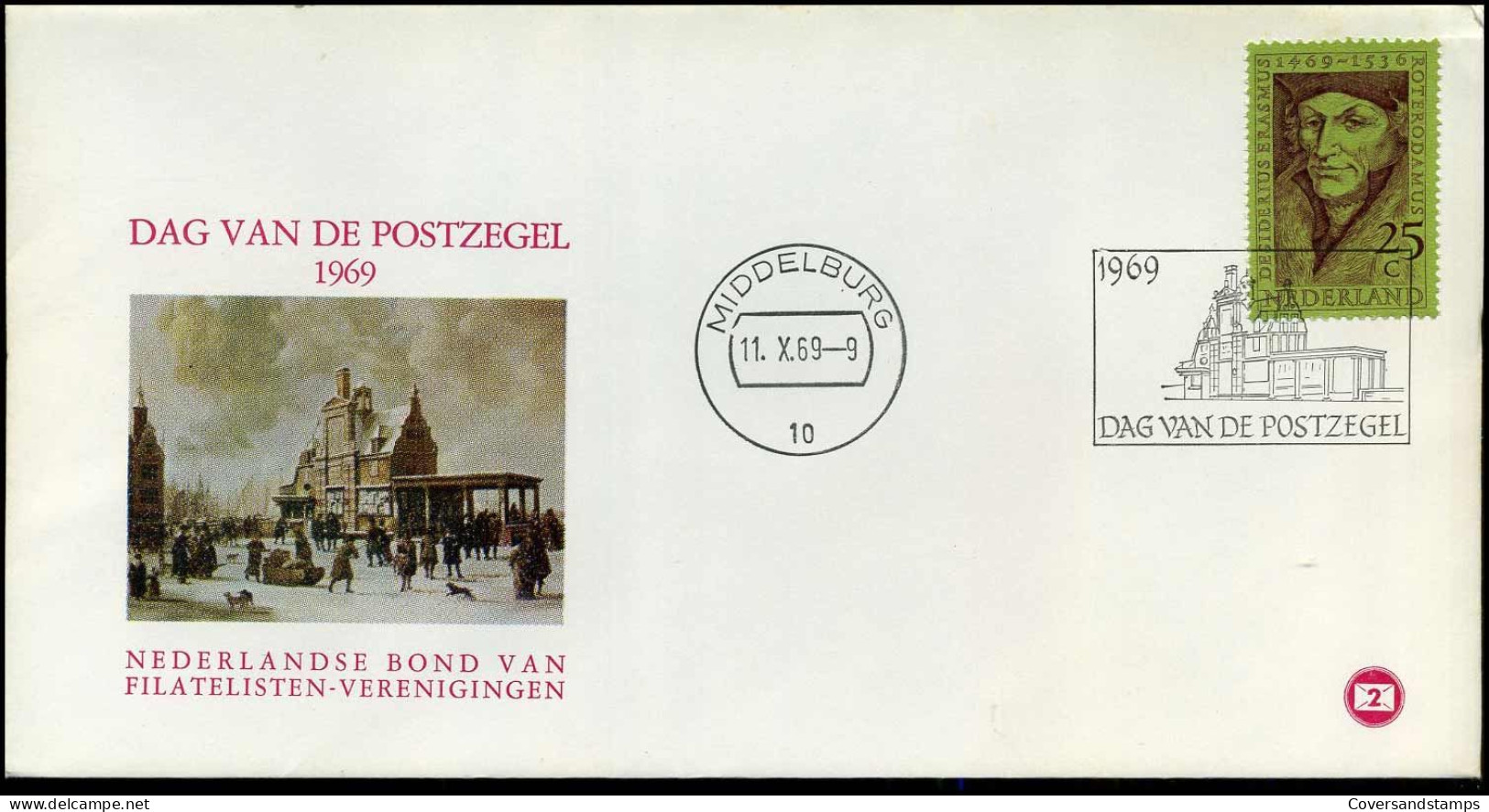 FDC - Dag Van De Postzegel 1969 - FDC