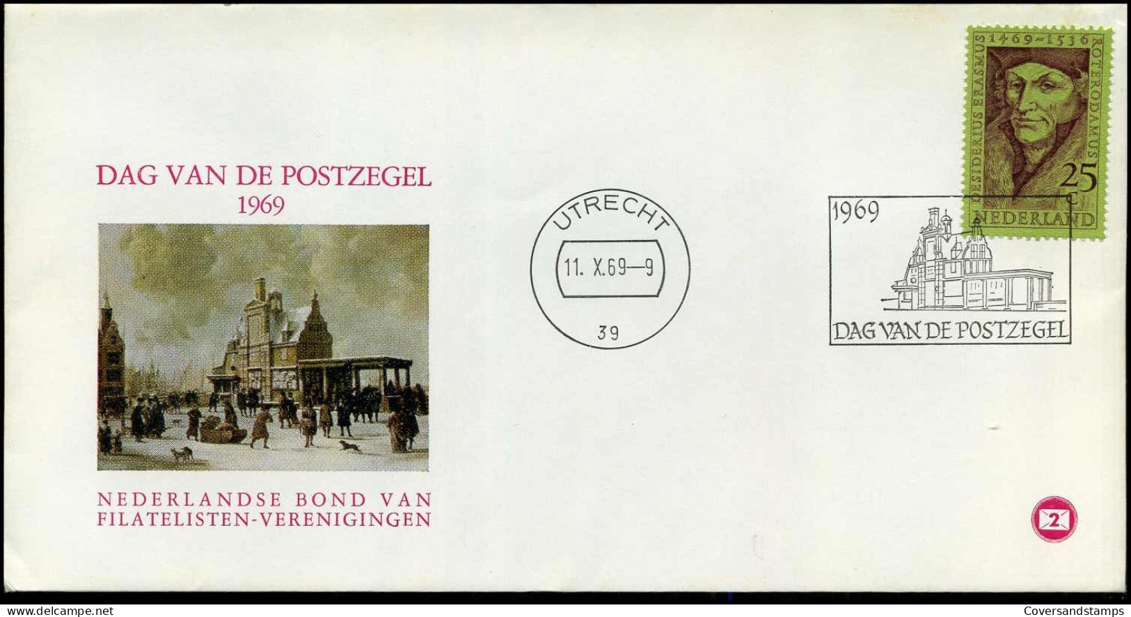 FDC - Dag Van De Postzegel 1969 - FDC