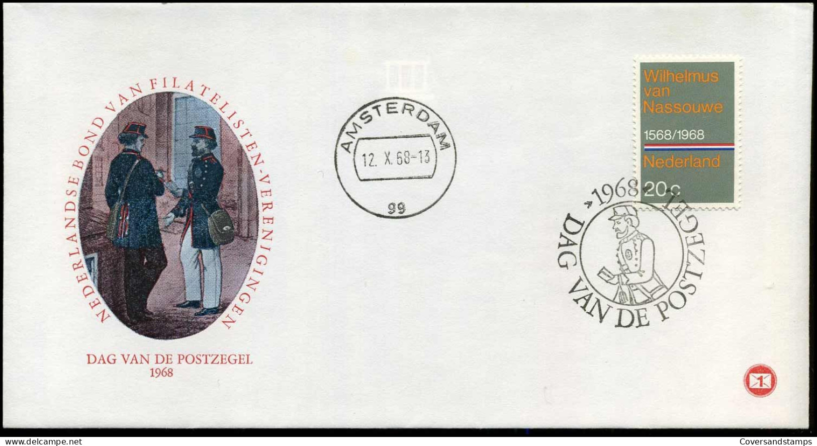 FDC - Dag Van De Postzegel 1968 - FDC