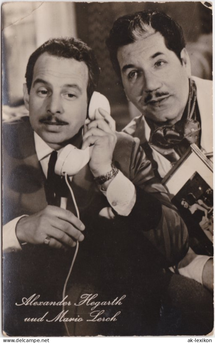  Filmfoto: Alexander Hegarth Und Mario Lorch In "Meine Frau Macht Musik" 1958 - Actors