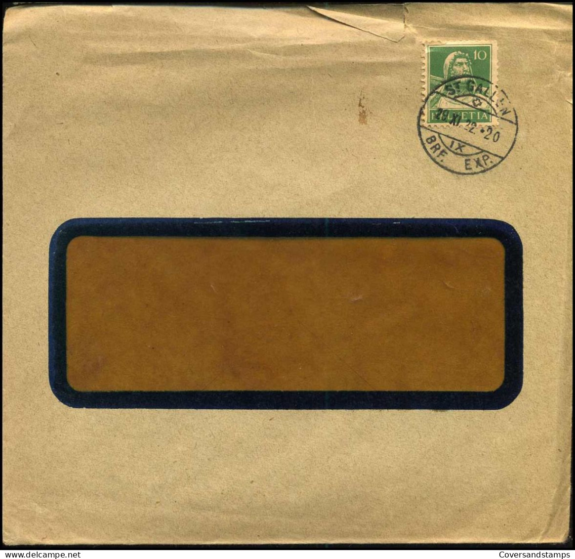 Cover - "Widmer, Matzenauer & Co, St. Gallen" - Storia Postale