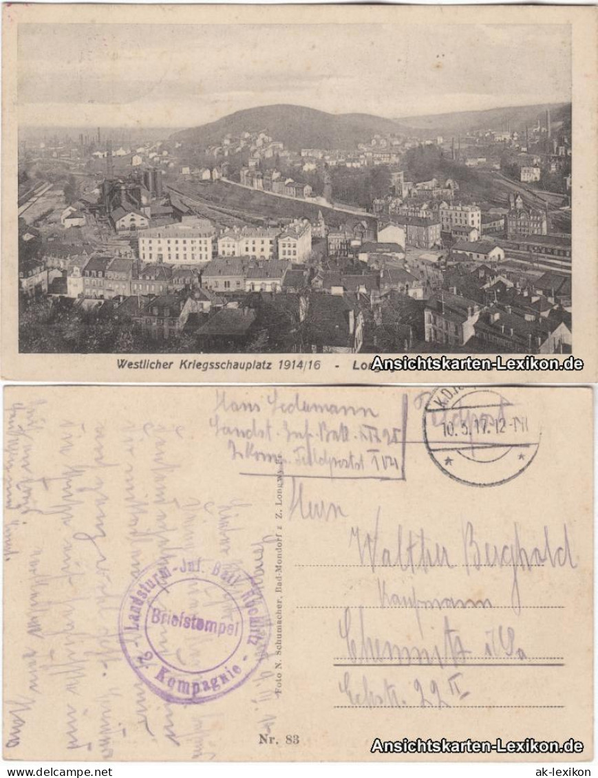 CPA Longwy Panorama Mit Fabrik 1917  - Autres & Non Classés