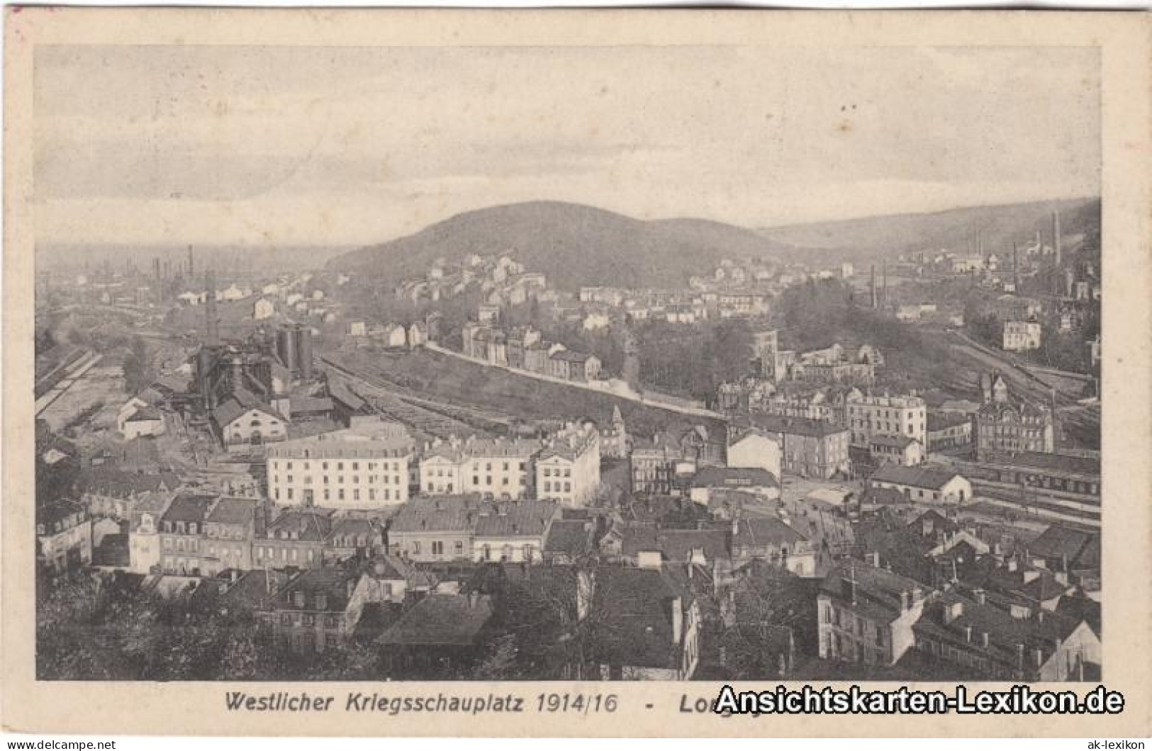 CPA Longwy Panorama Mit Fabrik 1917  - Autres & Non Classés