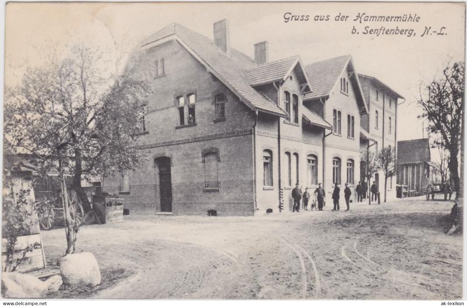 Ansichtskarte Senftenberg (Niederlausitz) Hammermühle 1908  - Senftenberg