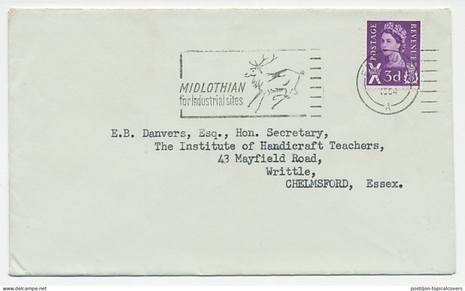 Cover / Postmark GB / UK 1964 Deer - Stag  - Other & Unclassified