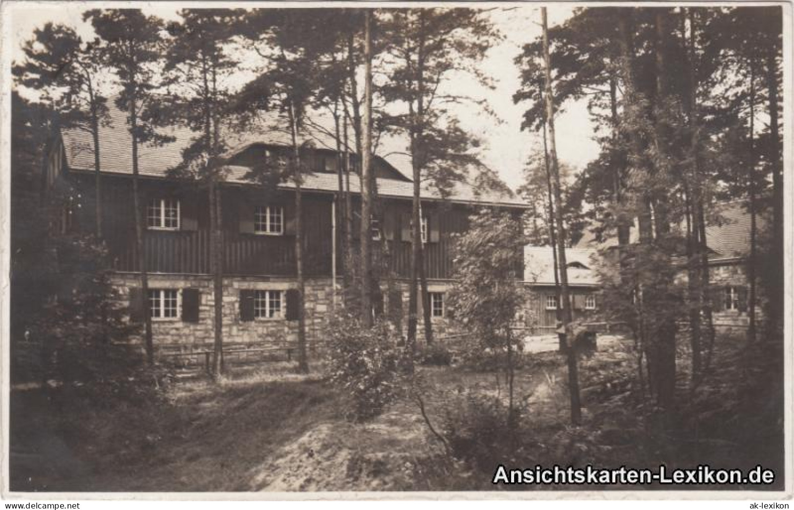 Ansichtskarte Schöna-Reinhardtsdorf-Schöna Haus Auf Dem Zirkelstein 1927  - Schoena