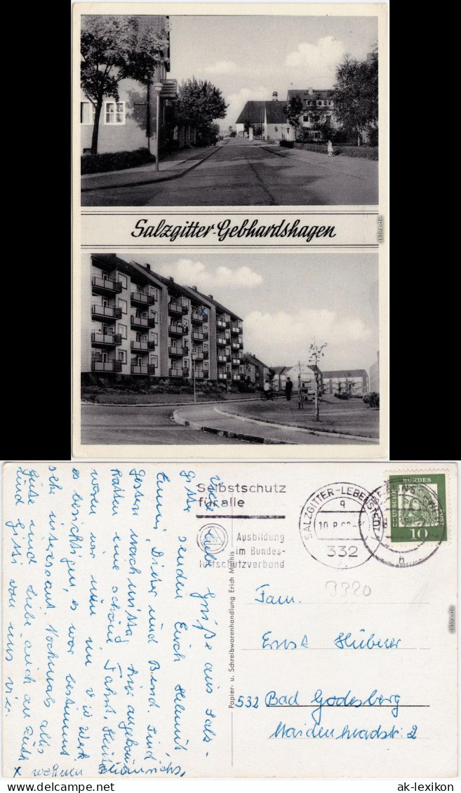 Ansichtskarte Gebhardshagen-Salzgitter 2 Bild: Straßenpartie, Neubauten 1969  - Salzgitter