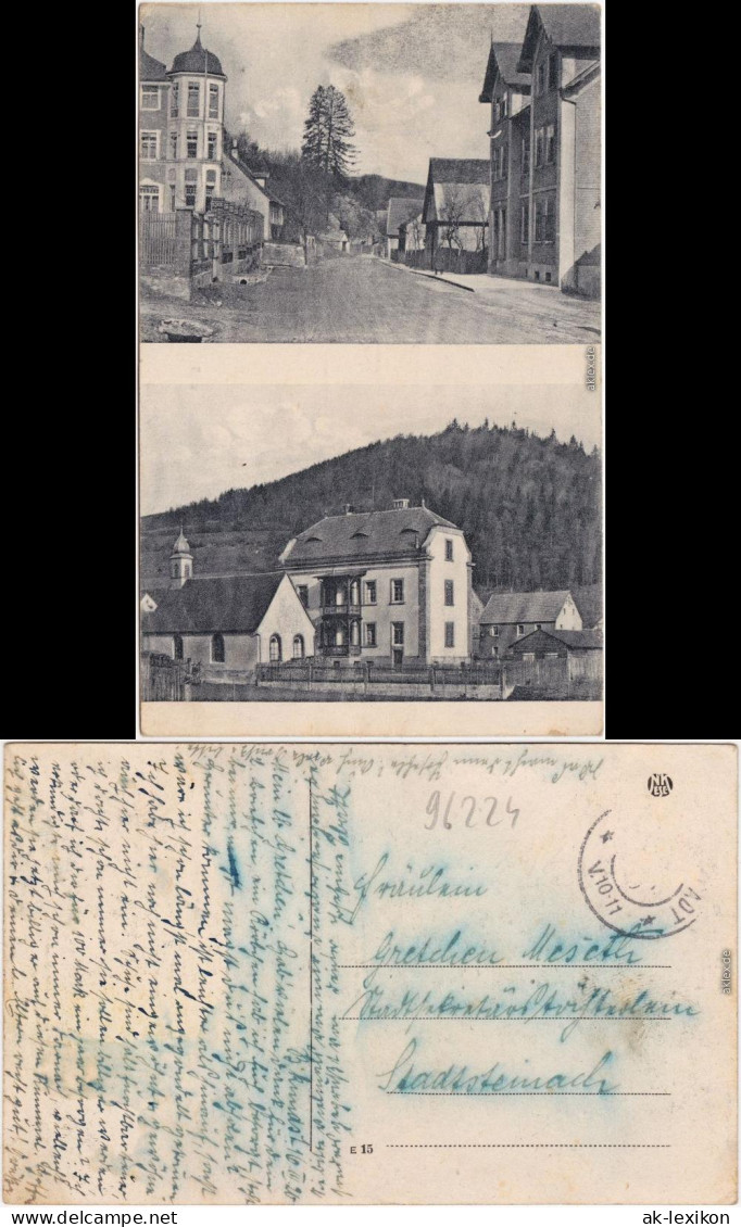 Ansichtskarte  2 Bild: Dorfstraße Und Teilanbsicht 1920 - To Identify