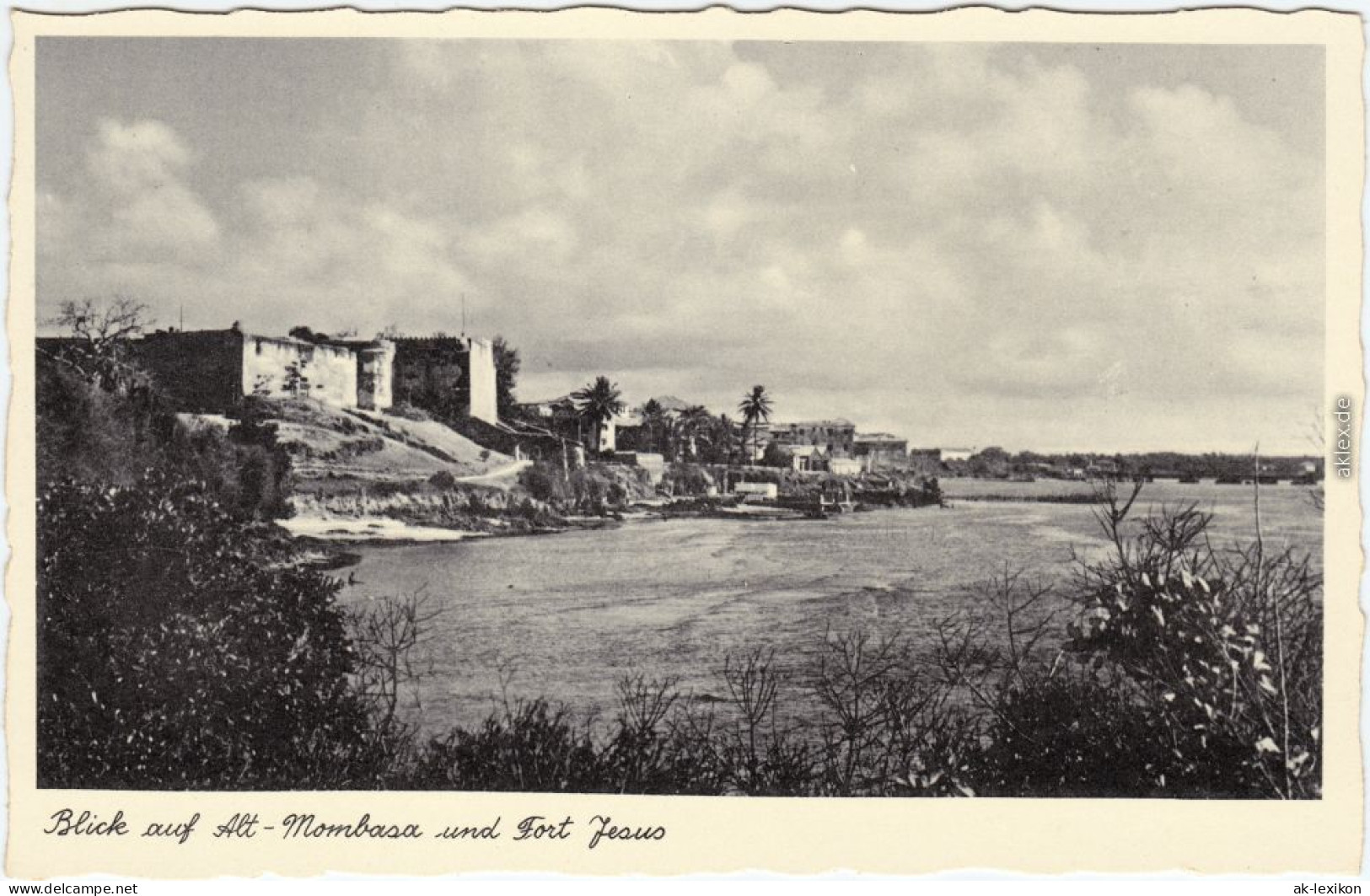 Postcard Mombasa Blickauf Fort Jesus 1930  - Kenia
