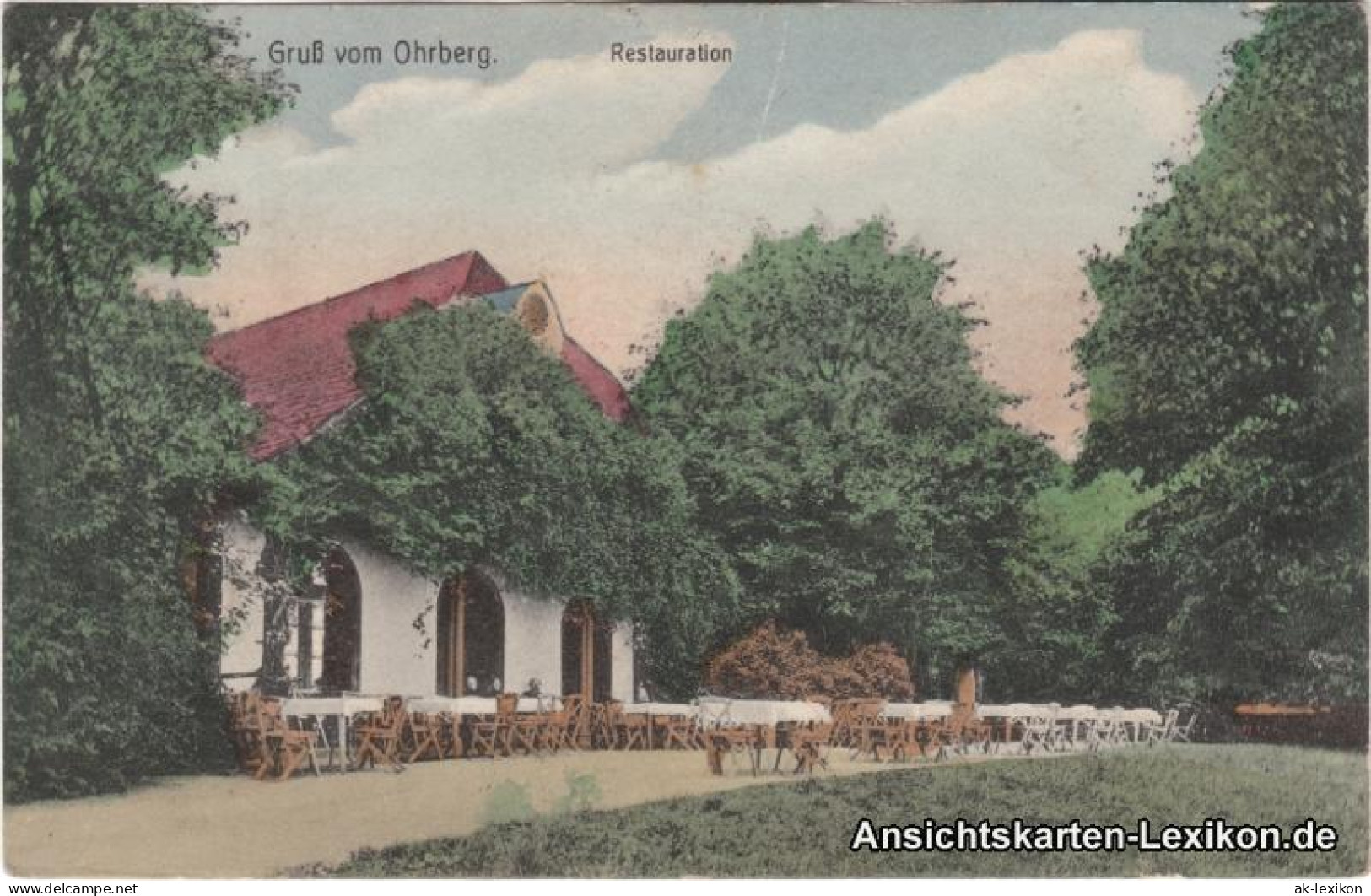Ansichtskarte Klein Berkel-Hameln Gruß Vom Ohrberg - Restauration 1910 - Hameln (Pyrmont)