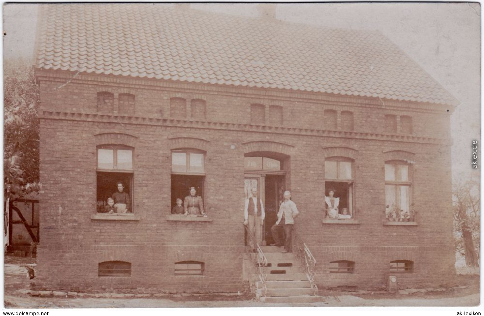 Ansichtskarte Löttinghausen-Dortmund Partie Am Haus Privatfotokarte 1914  - Dortmund