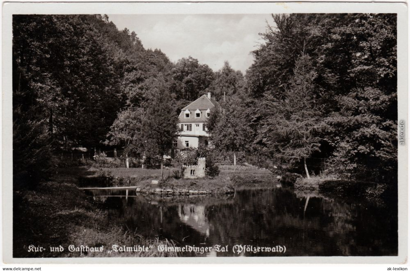 Gimmeldingen-Neustadt An Der Weinstraße Haardt Kur Und Gasthaus Talmühle 1932 - Neustadt (Weinstr.)
