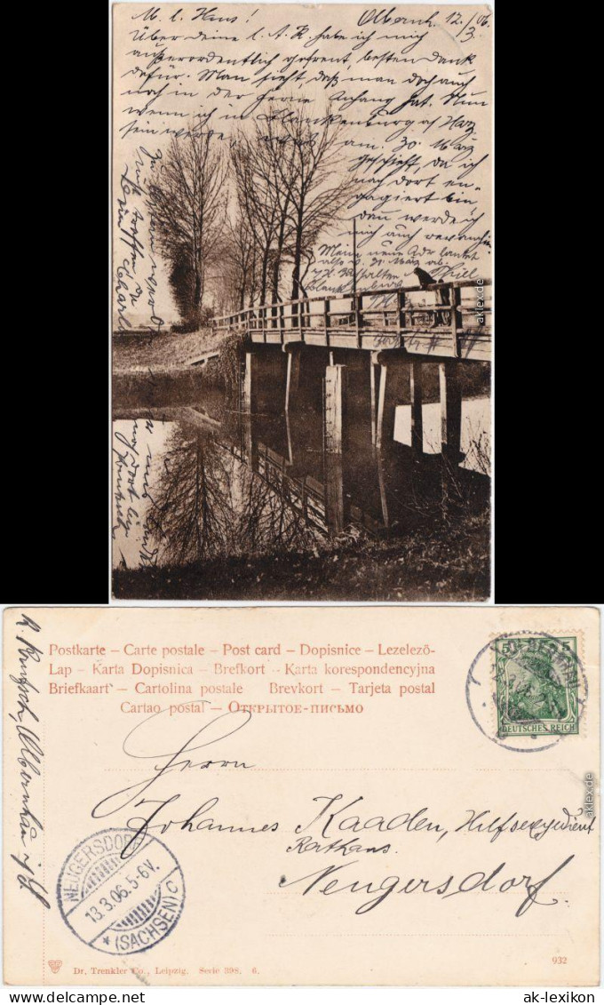Ansichtskarte  Brücke 1906 - To Identify