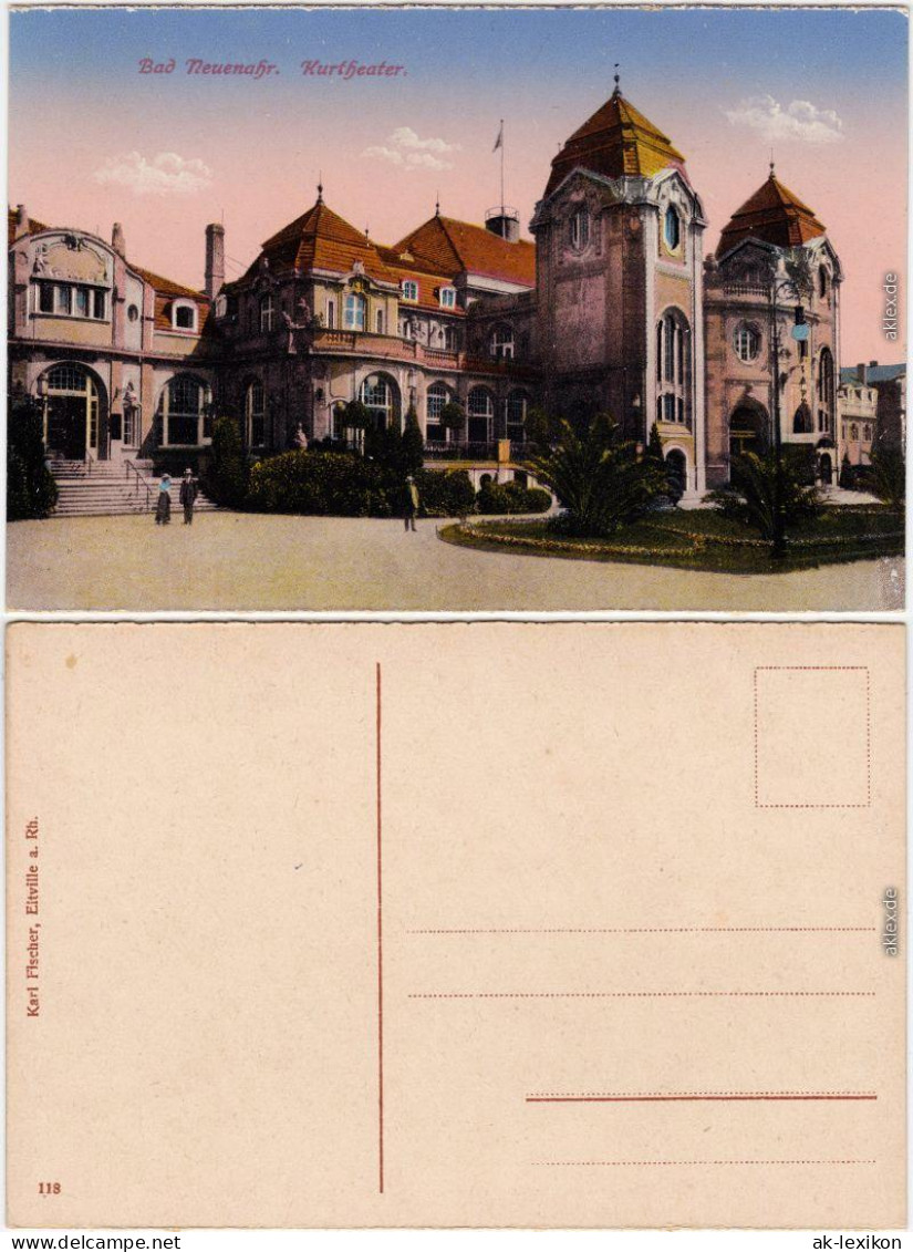 Ansichtskarte Bad Neuenahr-Ahrweiler Kurtheater 1914  - Bad Neuenahr-Ahrweiler
