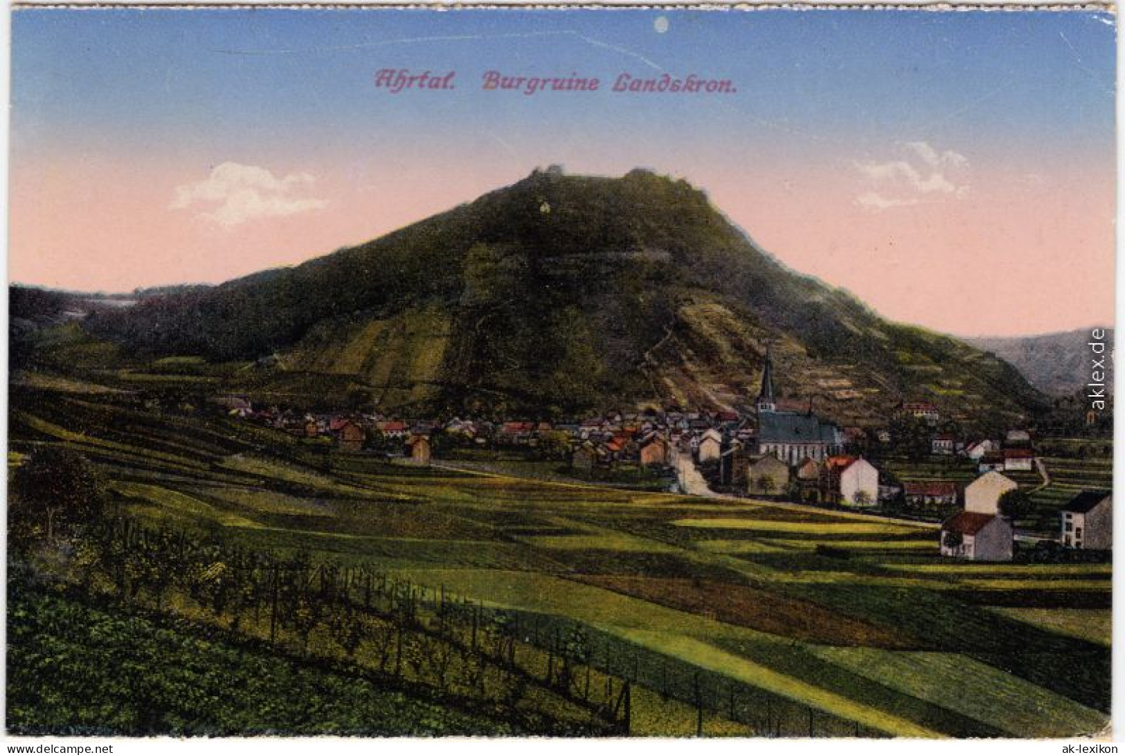 Bad Neuenahr-Bad Neuenahr-Ahrweiler Stadt Und Burgruine Landskron 1914  - Bad Neuenahr-Ahrweiler