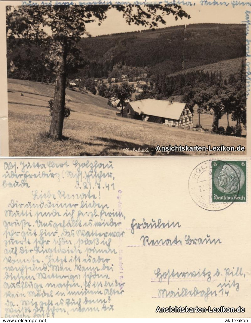 Holzhau-Rechenberg-Bienenmühle Blick Von Der Alten Straße Zum Kannelberg 1940 - Holzhau