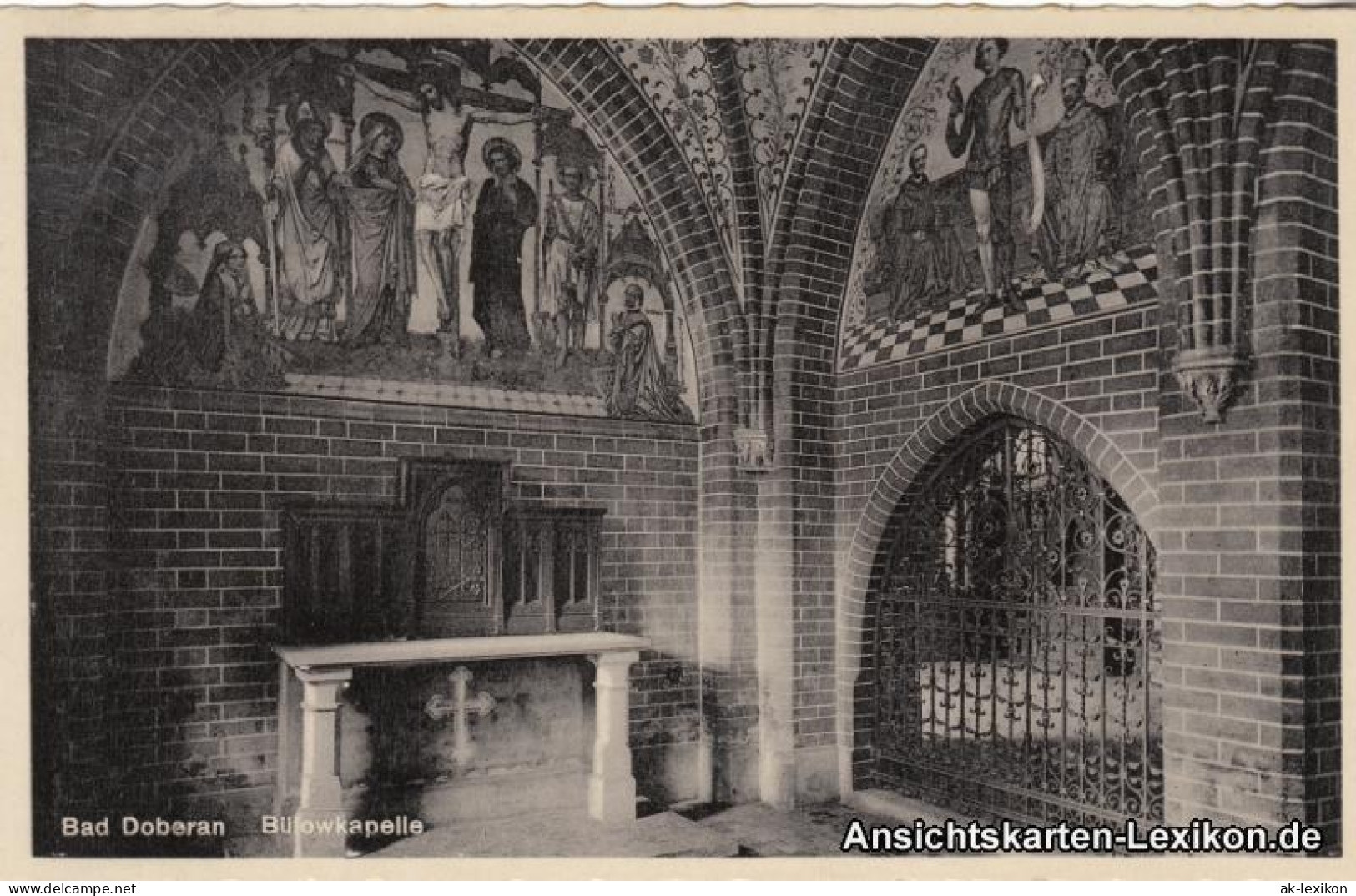 Ansichtskarte Bad Doberan Bülowkapelle - Innen 1940 - Bad Doberan