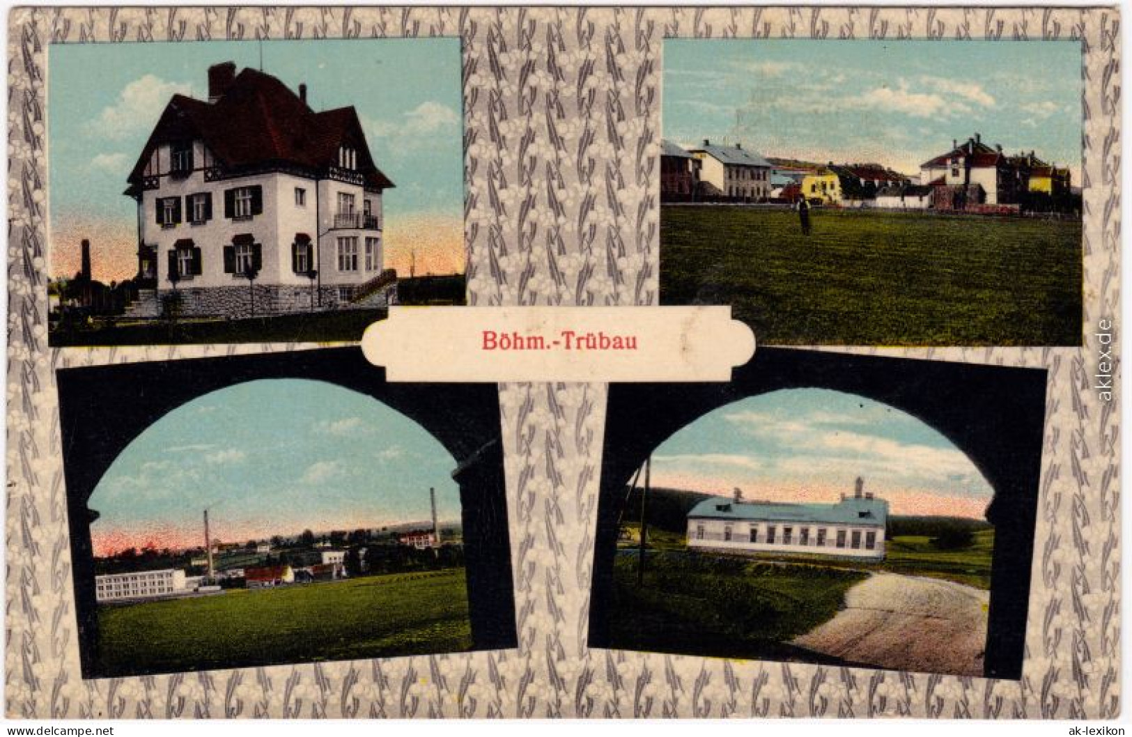 Böhmisch Trübau Česká Třebová 4 Bild: Gasthaus Und Ansichten 1914  - Tchéquie