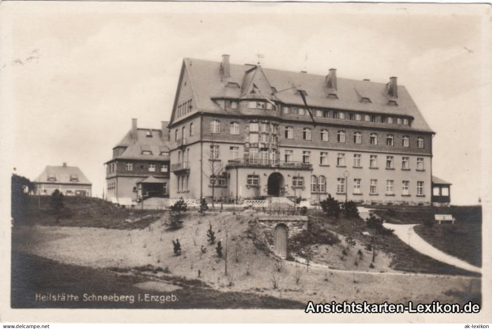 Ansichtskarte Schneeberg (Erzgebirge) Partie An Der Heilstätte 1933  - Schneeberg