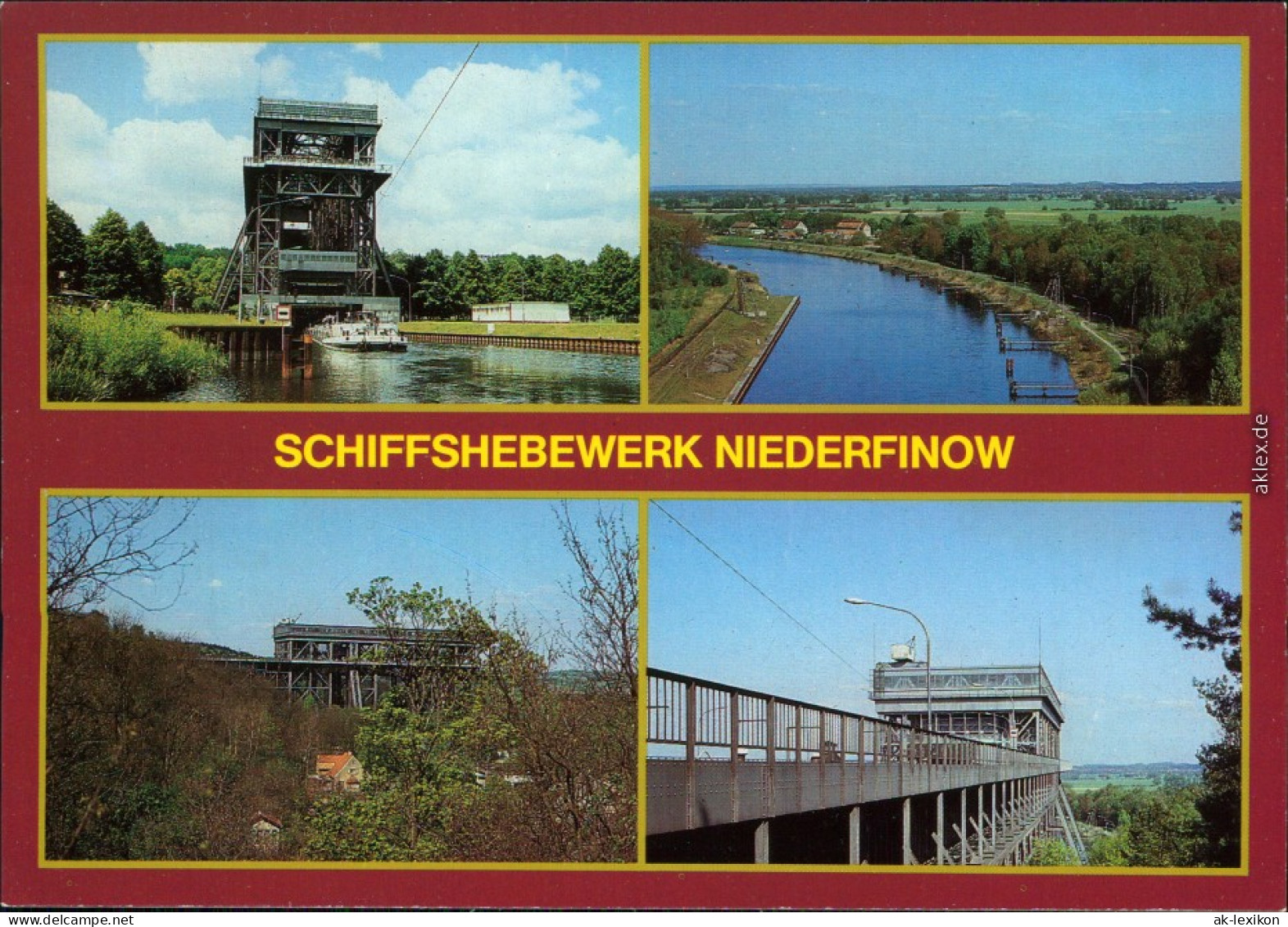 Niederfinow Verschieden Ansichten Vom Schiffshebewerk 1986 - Sonstige & Ohne Zuordnung