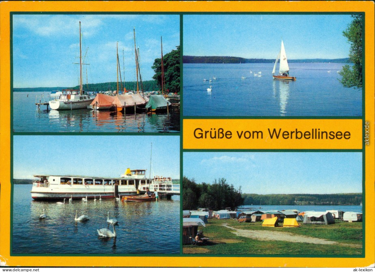 Schorfheide Bootshafen, Am Werbellinsee, MS "Altwarp"   Zeltplatz 1984 - Sonstige & Ohne Zuordnung