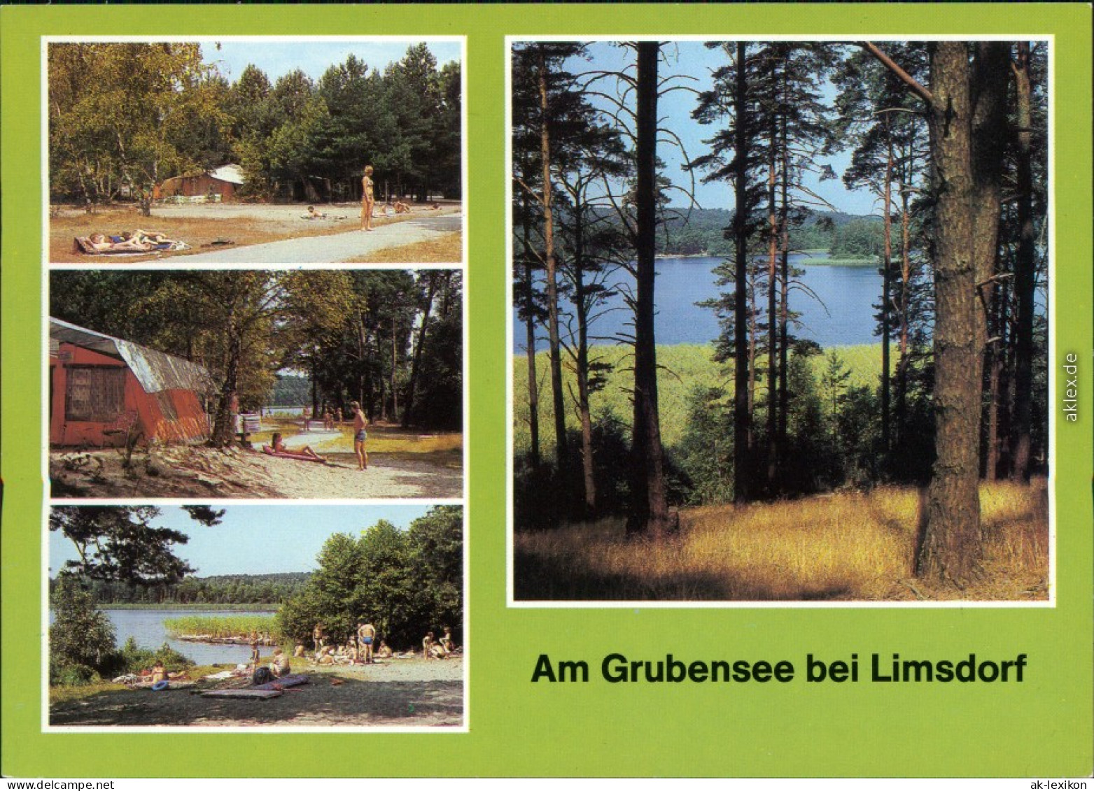 Limsdorf-Storkow (Mark) Verschiedene Ansichten Vom See Mit Campingplatz 1985 - Storkow