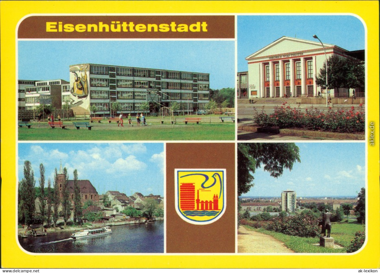 Eisenhüttenstadt  Jung" Und "Alexander Schulgin" Theater, Blick Zur   1983 - Eisenhuettenstadt