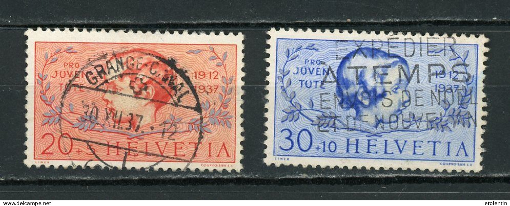 SUISSE - POUR LA JEUNESSE -  N° Yt 305+306 Obli. - Used Stamps