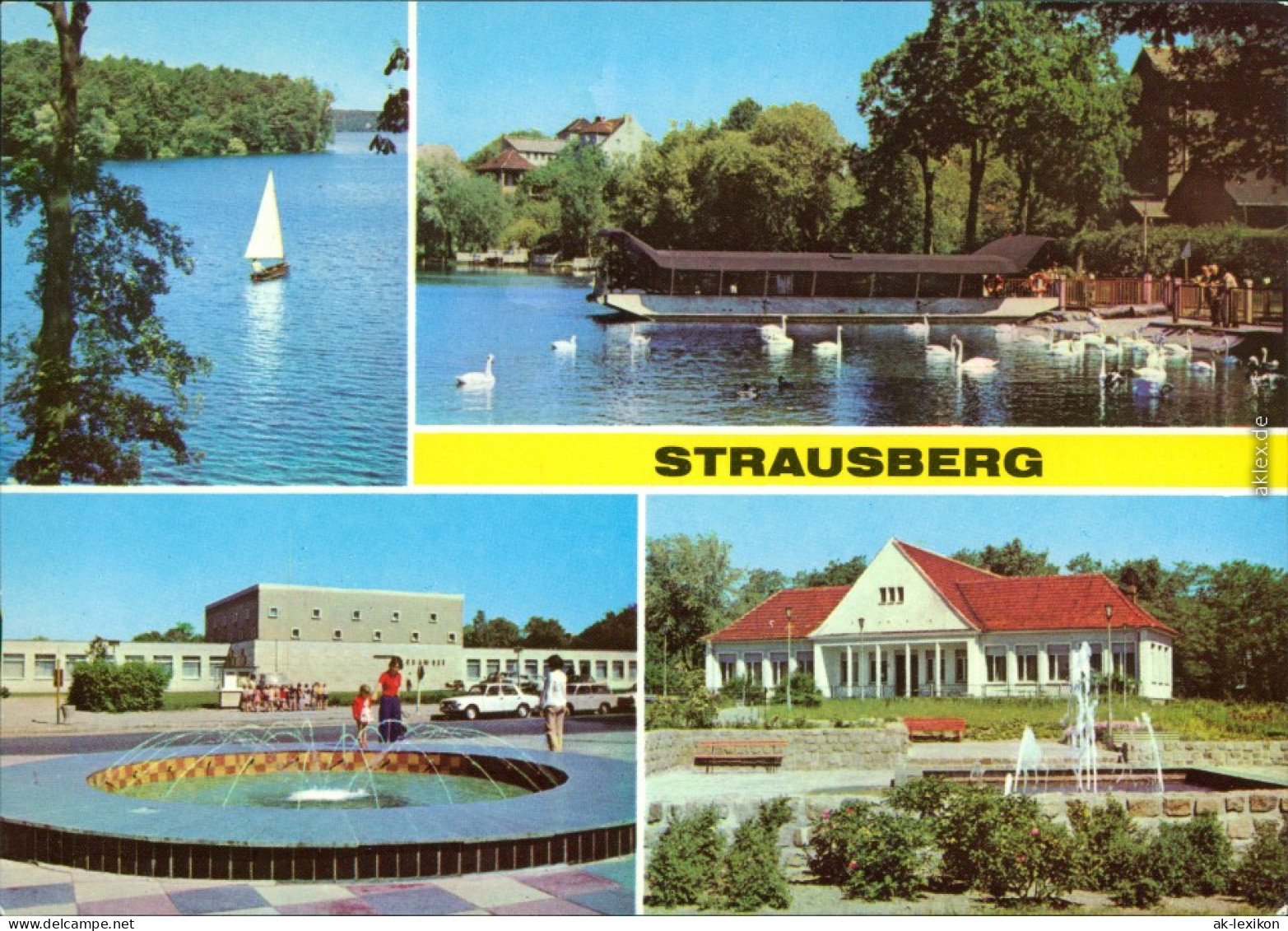 Strausberg Am Straus-See, Haus Der NVA "Klub Am See", Park Der Solidarität 1980 - Strausberg