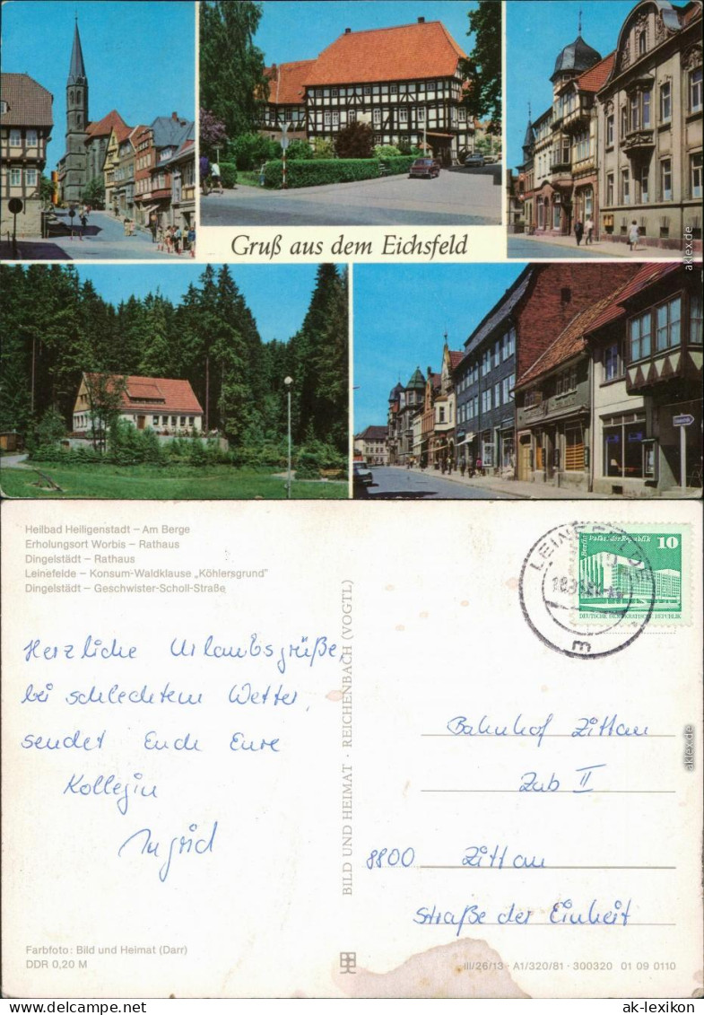 Heiligenstadt  Worbis   Dingelstädt - Geschwister-Scholl-Straße 1981 - Other & Unclassified