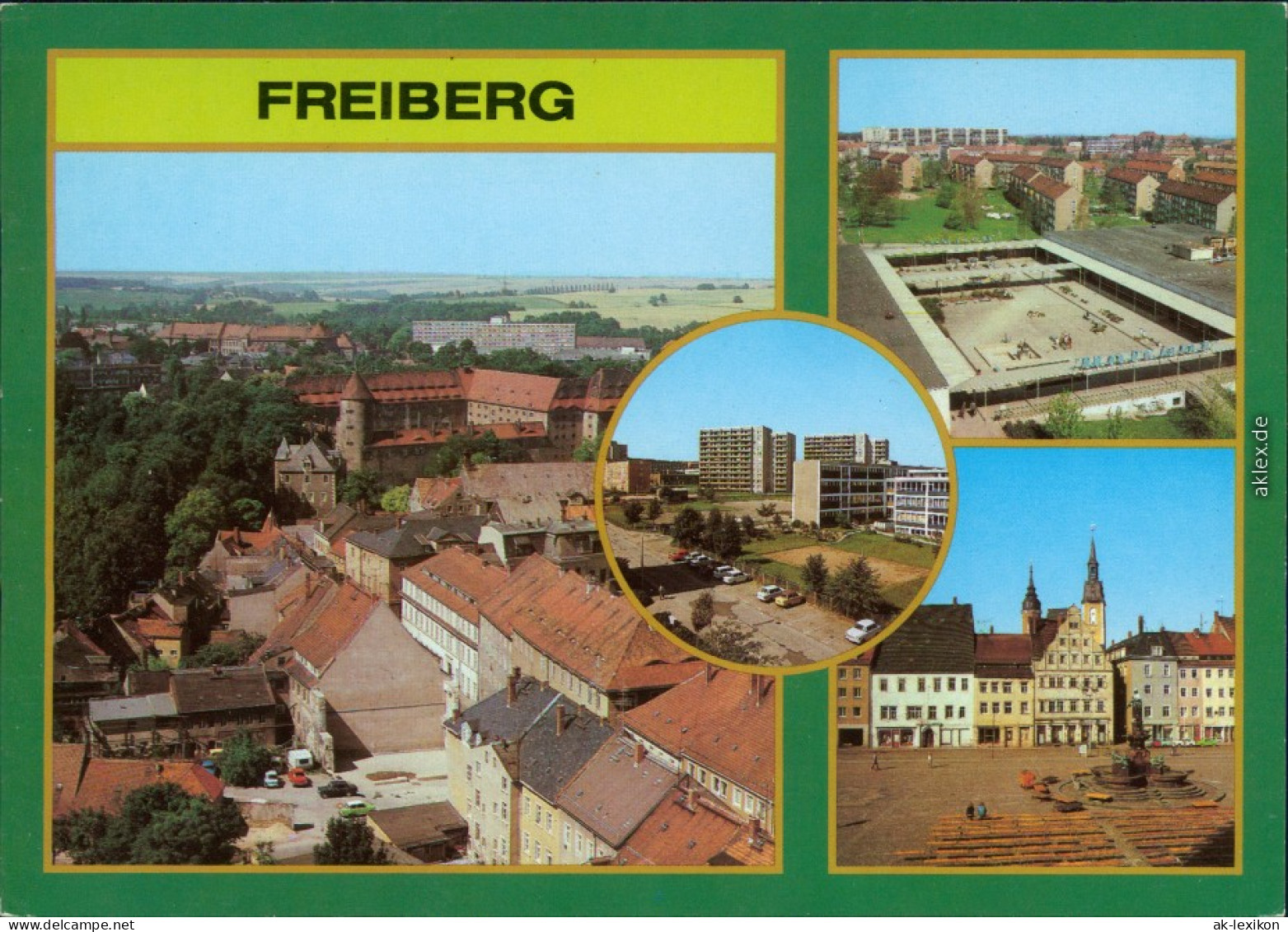 Freiberg (Sachsen Hochhäuser Am Wasserberg, Nördliches Wasserberggebiet,  1985 - Freiberg (Sachsen)