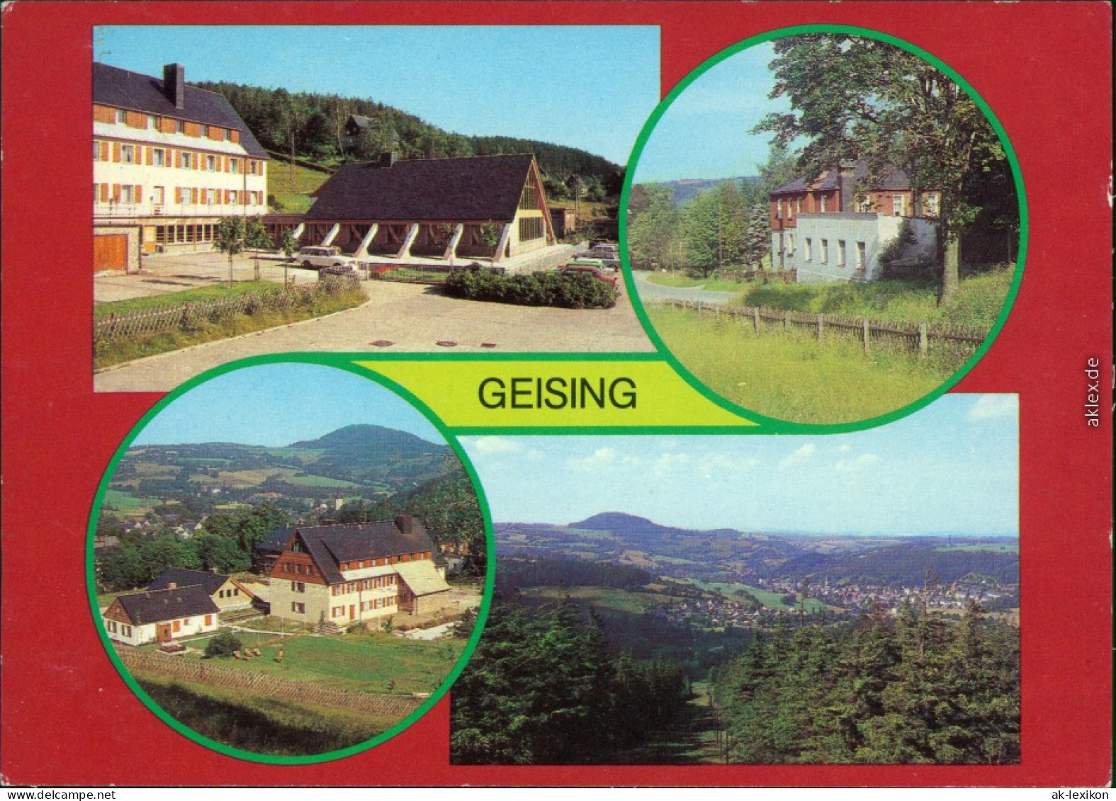 Geising Altenberg (Erzgebirge) Erholungsheim "Erich Weinert" Des WBK   1983 - Geising