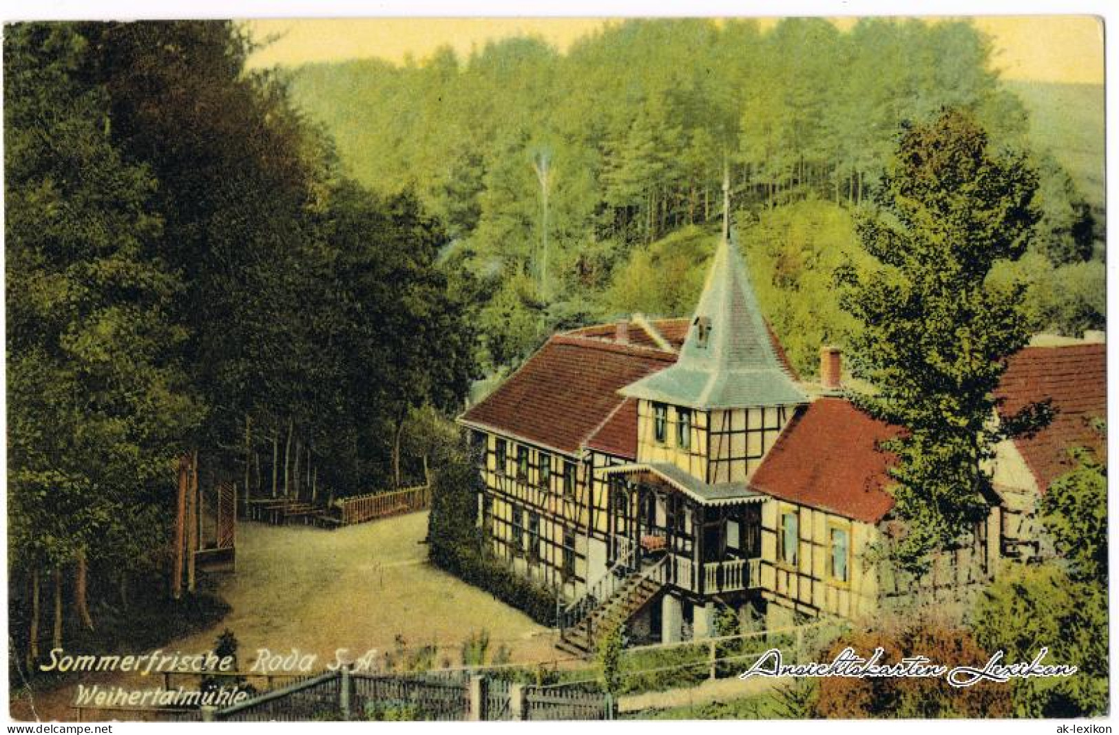 Ansichtskarte Stadtroda Weihertalmühle 1914  - Stadtroda