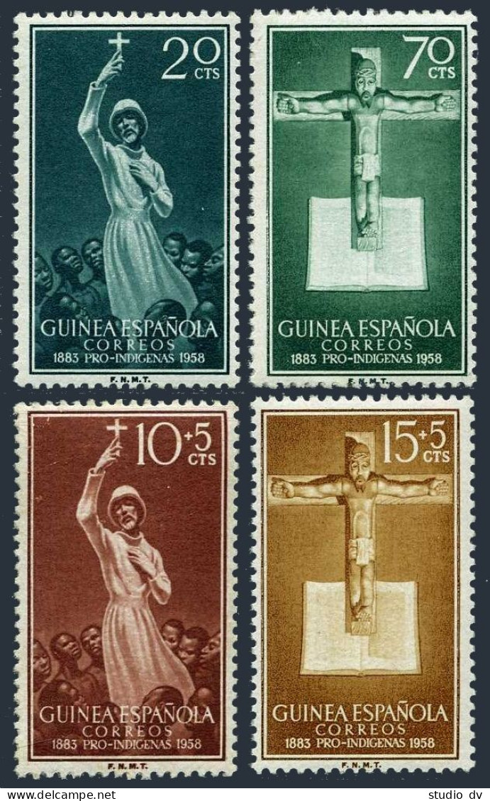 Spanish Guinea 358-359,B48-B49,MNH.Michel 349-352. Catholic Missions,1959. - Guinee (1958-...)