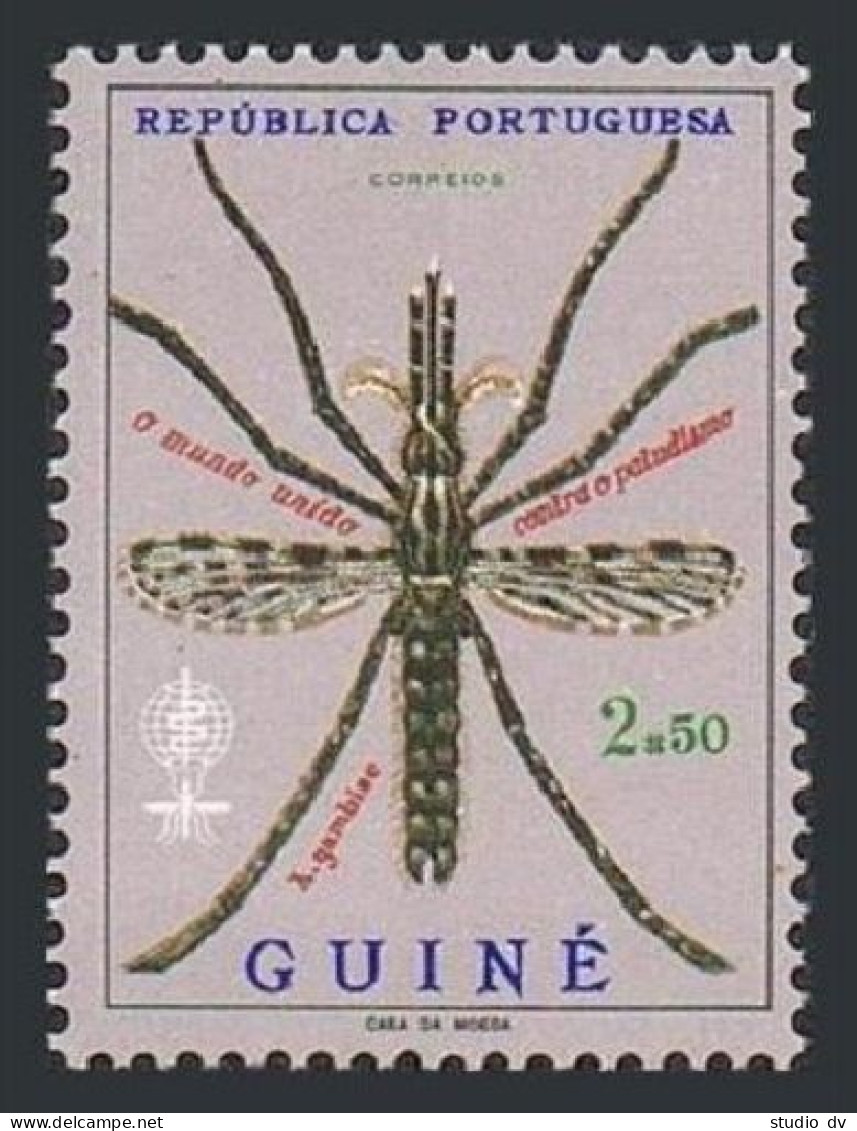 Portuguese Guinea 305, MNH. Michel 305. WHO Drive To Eradicate Malaria, 1962. - Guinée (1958-...)