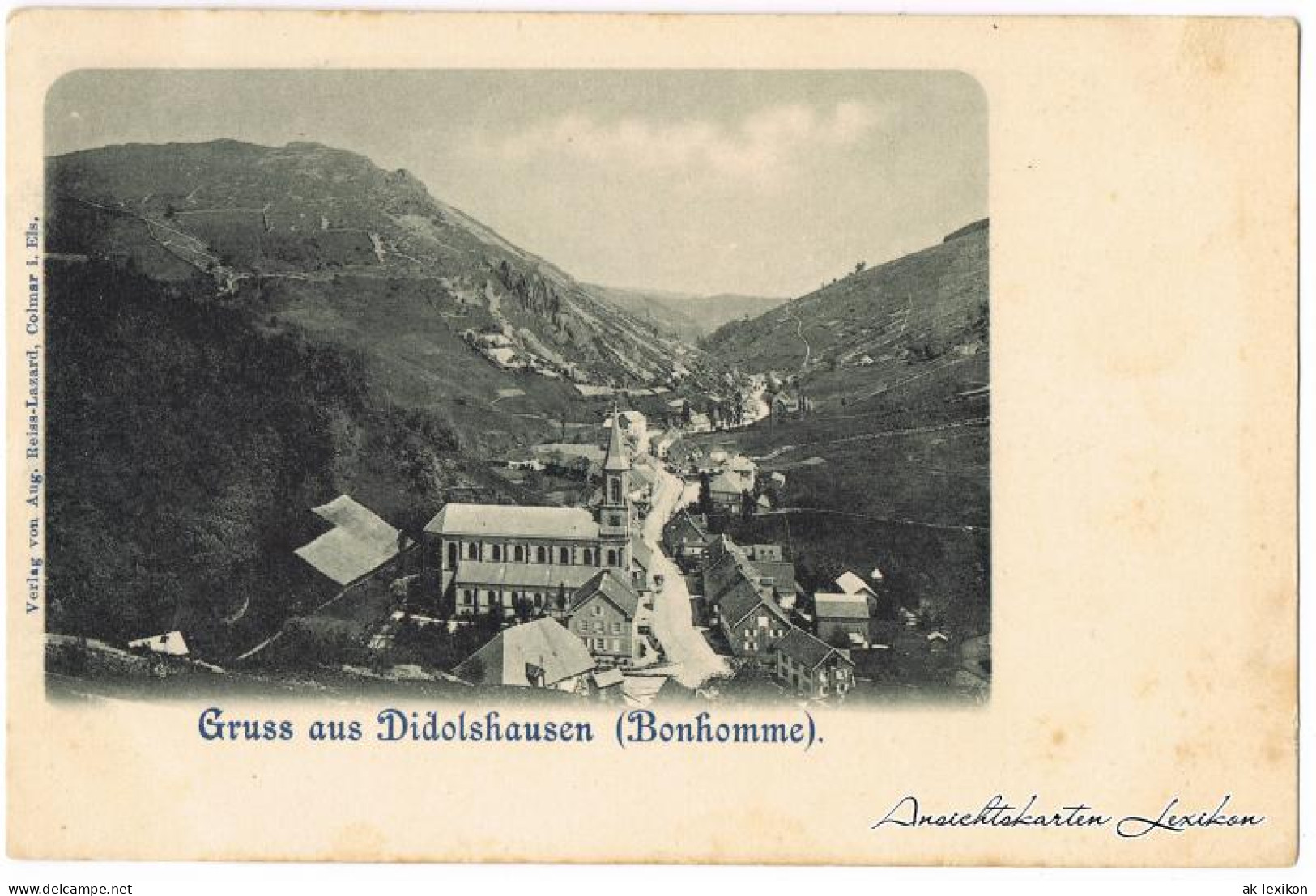 CPA Diedolshausen Le Bonhomme Straßenpartie 1908  - Autres & Non Classés